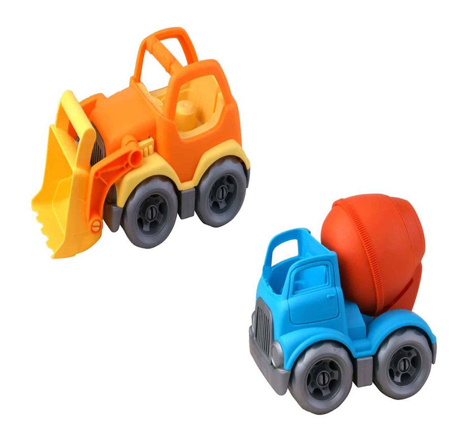 Eco Friendly Cartoon Car Double Pack Bricks Vehicle