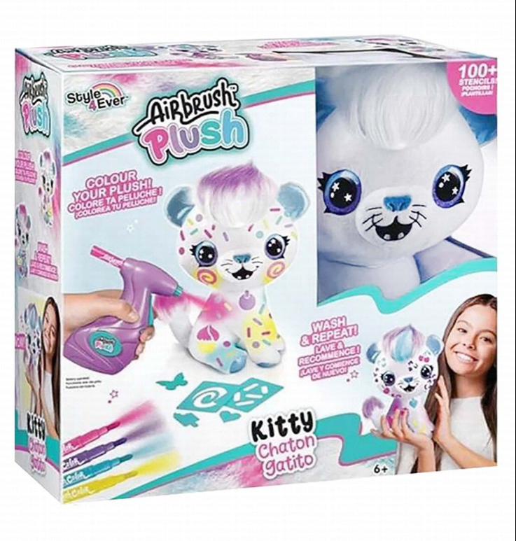 Airbrush Plush Kitty Art Set (6+ Years)