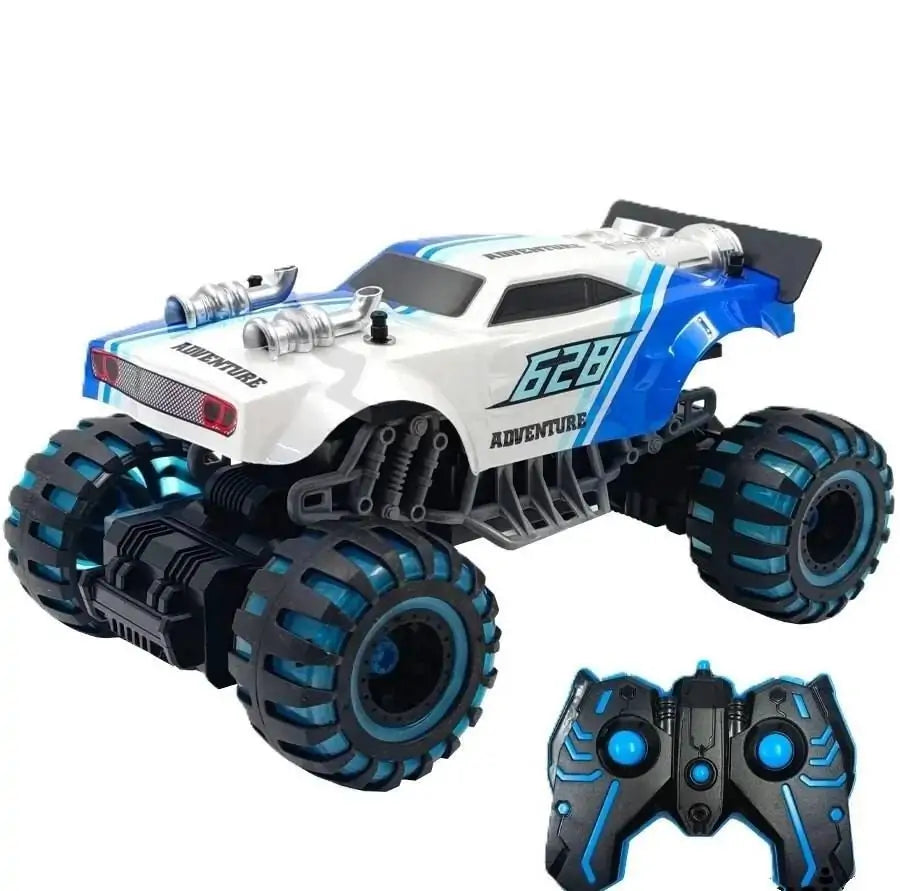 Monster 221 Remote Control Car with Forward, Backward, Left, Right, Stop & LED Lights – Ages 6+