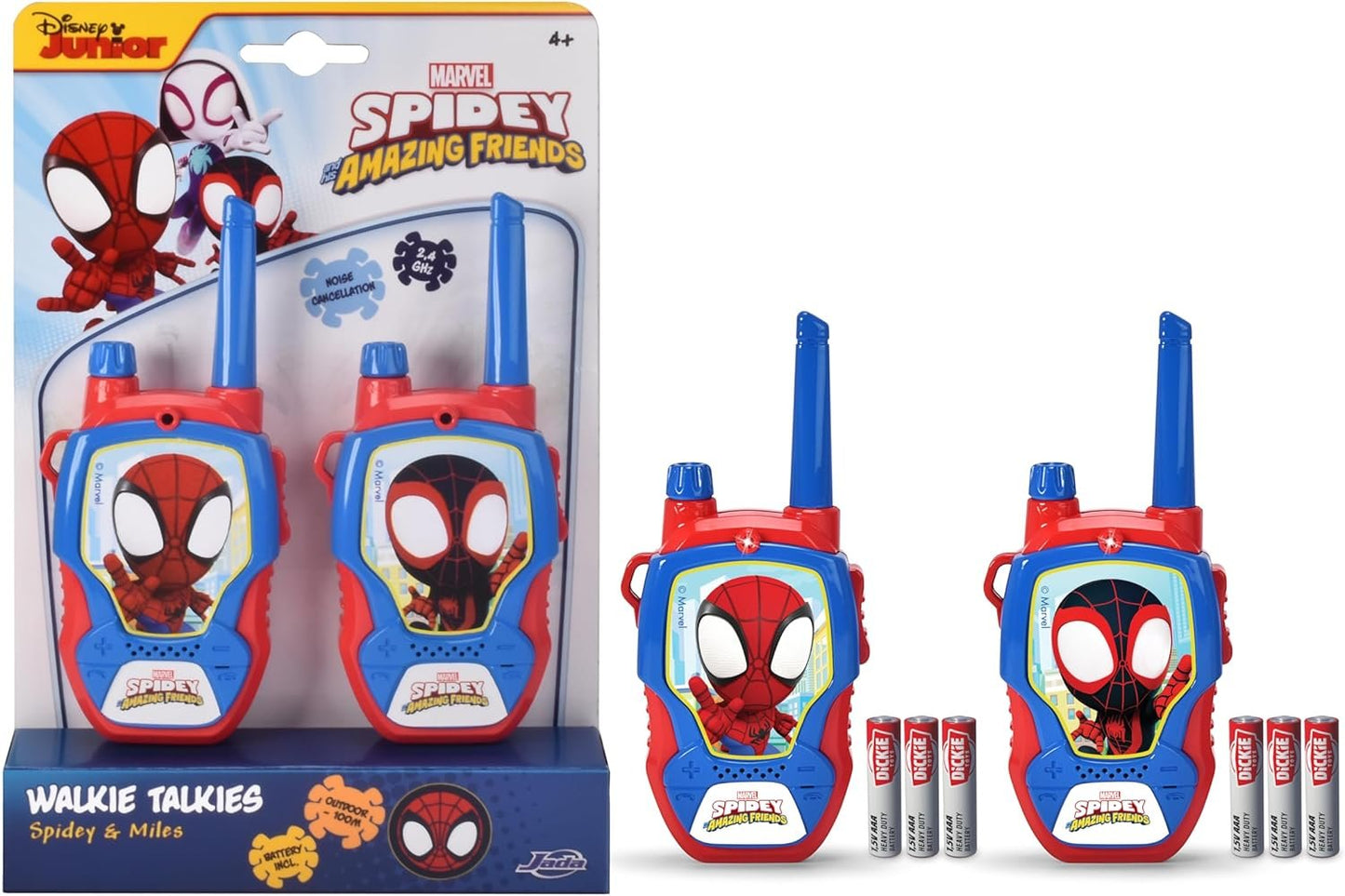 Spidey Walkie Talkie Set for Kids Two Way Communication Toy and Outdoor Adventure Play