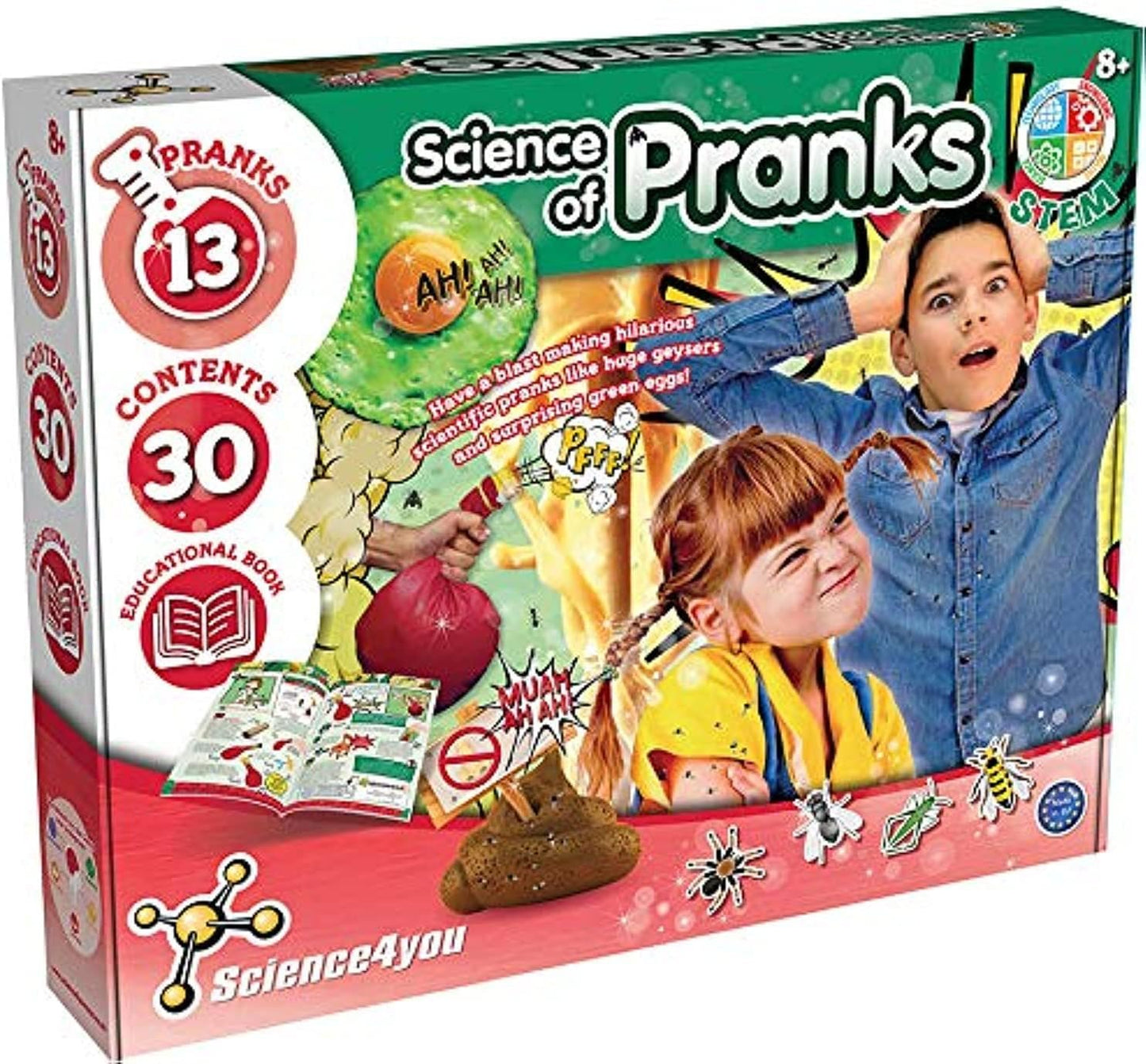 Science4You Science of Prank Factory Educational Toy Set (Age 8+)