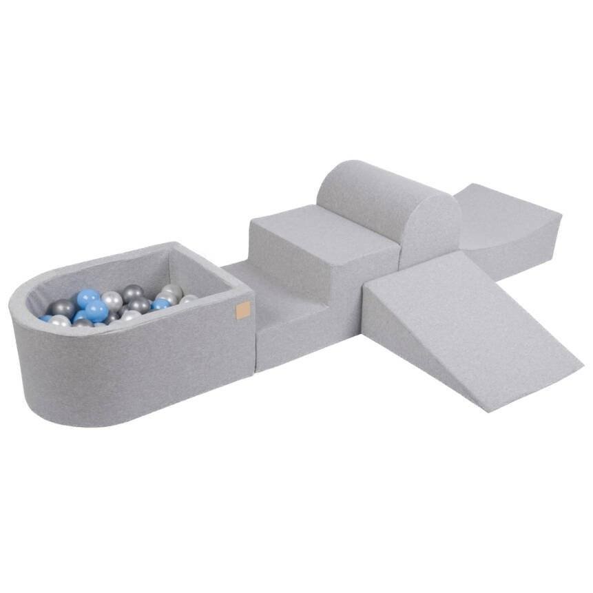 Misioo Smart Foam Playset Light Grey with 100 Balls