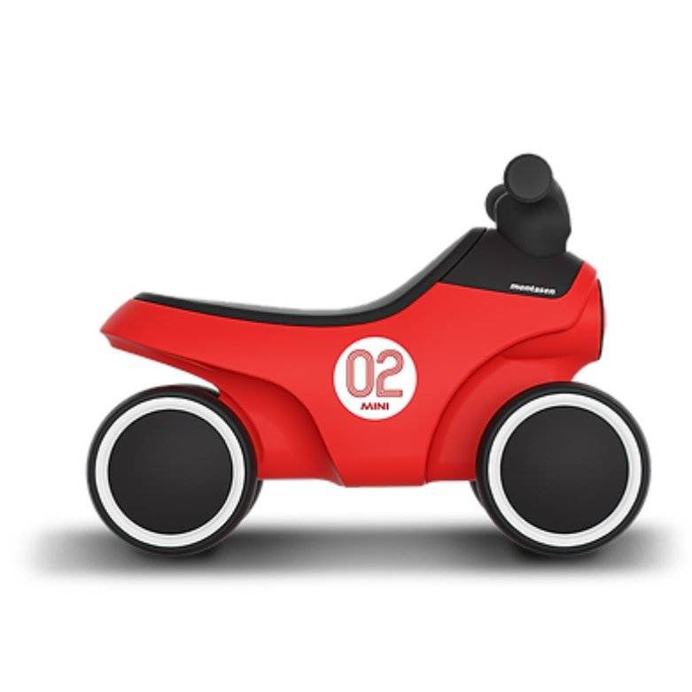 Montasen Ride On Push Along Car - Red