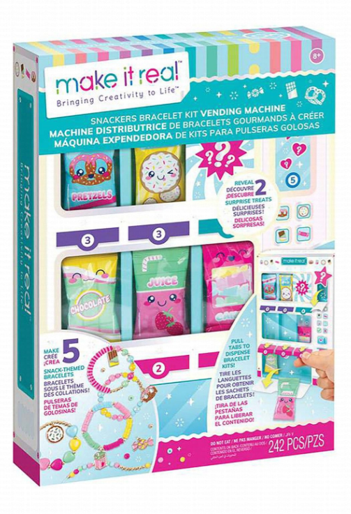 Make it Real Snackers Bracelet Vending Machine DIY Kit (8+ Years)
