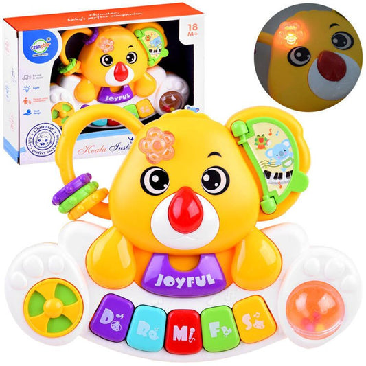 Rollup Kids Koala Musical Instrument Toy for Babies & Toddlers Interactive Lights and Sounds Learning Toy (18M +)