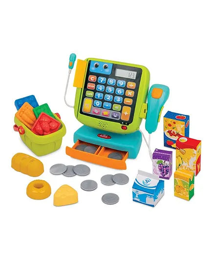 Count and Play Cash Register Set Educational Pretend Shop Toy for Kids
