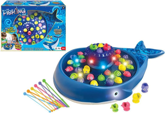 Merchant Ambassador Magical Whale Fishing Game – LED Lights & Music (Age 3+)