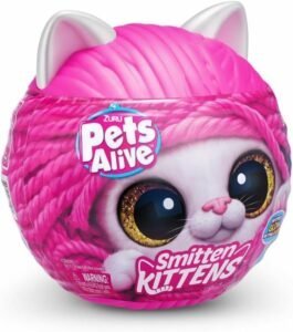 ZURU Pets Alive Smitten Kitten Interactive Toy with Sound – 3+ Years