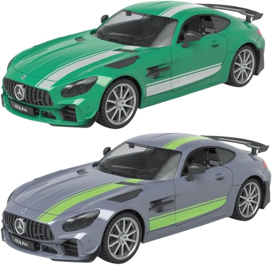Mercedes-AMG GT R Pro RC Car Kids Toy (1:12 Scale) – Officially Licensed Remote Control Car, 2.4GHz, Front & Rear Lights, Age 6+