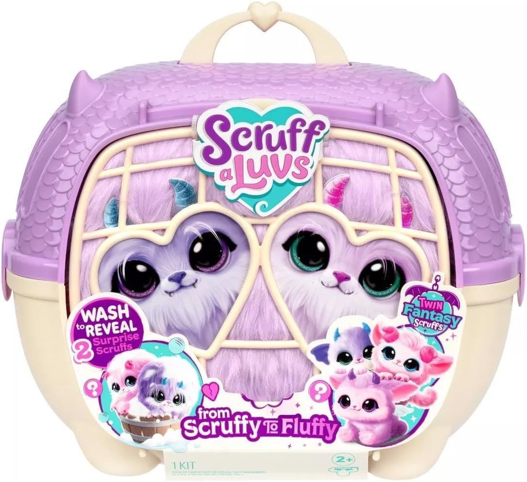 Scruff A Luvs Twin Fantasy Surprise Rescue Pets Toy for Kids