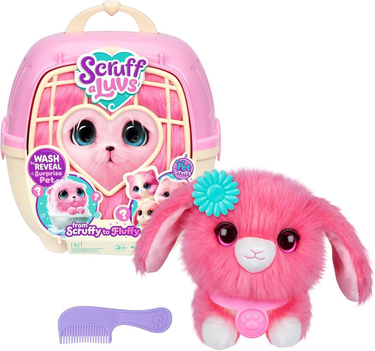 Scruff A Luvs Surprise Rescue Pet Pink Plush Toy for Kids
