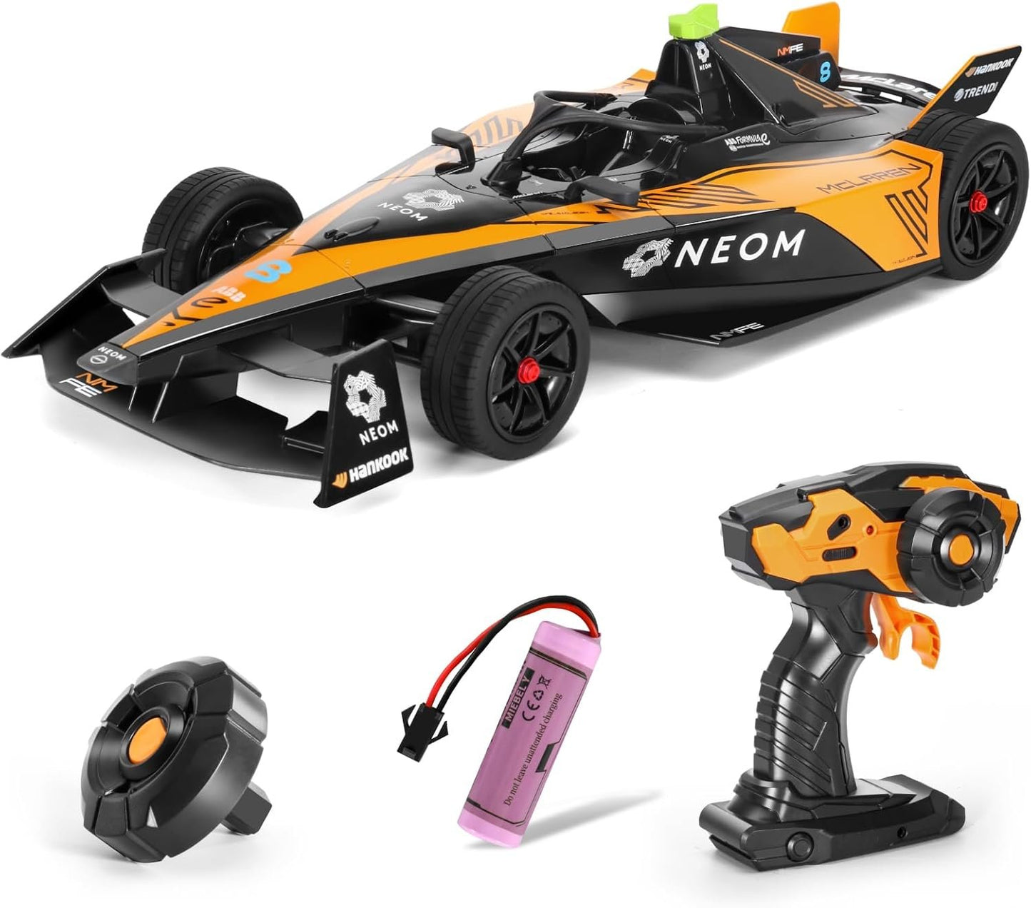 Neom McLaren Formula E Remote Control Car 1:14 Scale Licensed RC Die Cast Model Age 3+