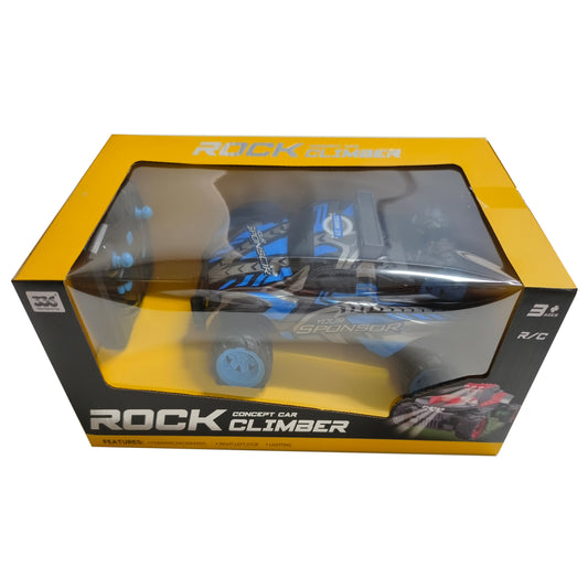 Adventure Ready Rock Climber R/C Car 1:24 – 2.4G Remote Control, Off-Road Action, Blue & Black – Ages 6+