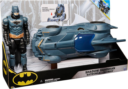 DC Batman Shadow Guardian Batmobile with 12-Inch Batman Action Figure