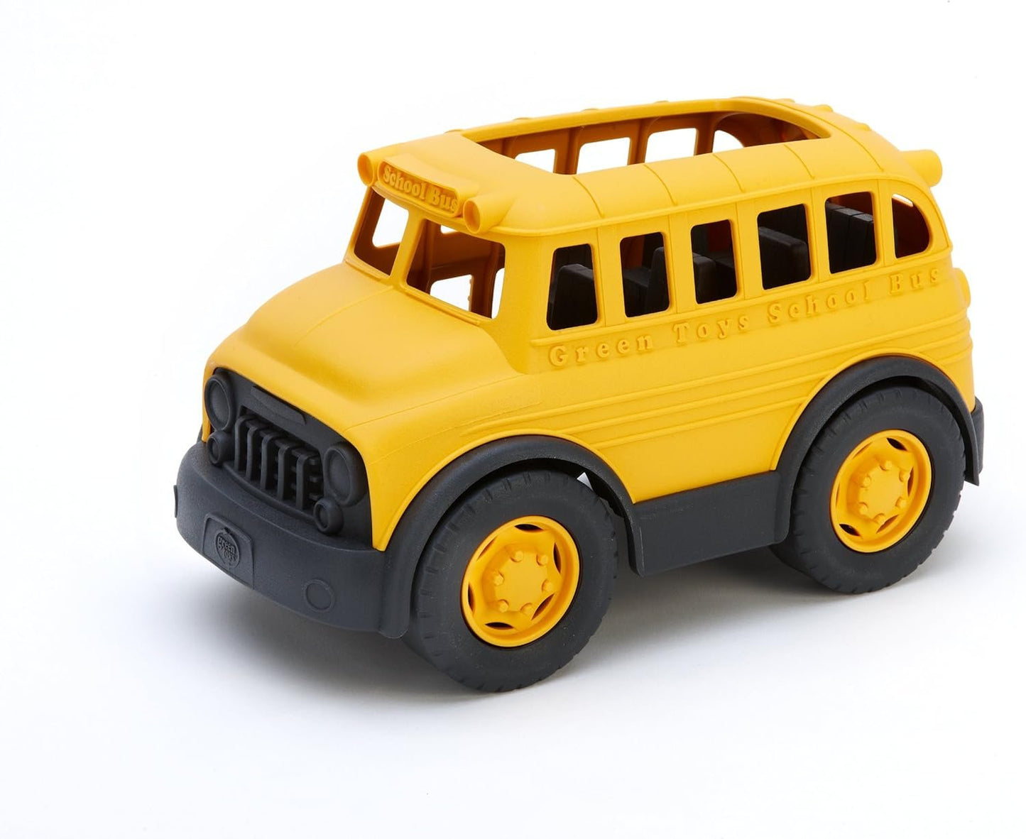 Green Toys School Bus Eco Friendly Recycled Plastic Toy for Kids Age 12M+