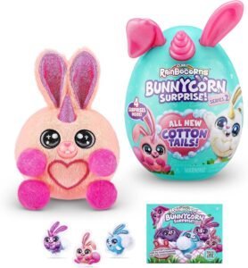ZURU Rainbocorns Bunnycorn Surprise! Series 2 Plush Toy – Collectible Bunny (Age 3+)