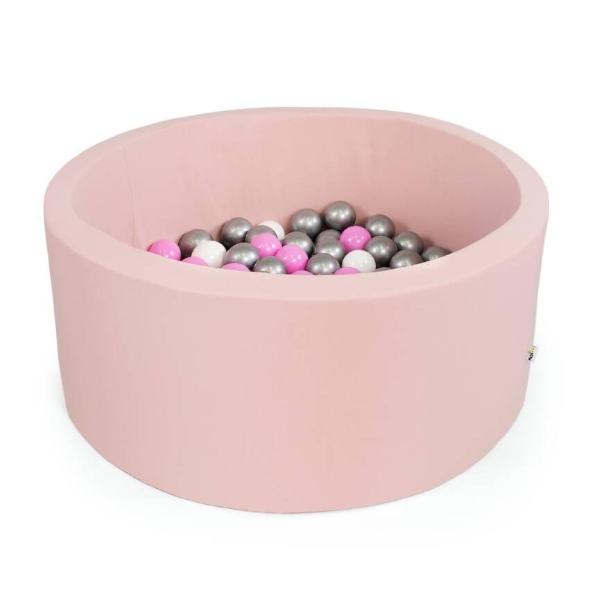 Misioo Smart Ball Pool Round 115x50 Pink