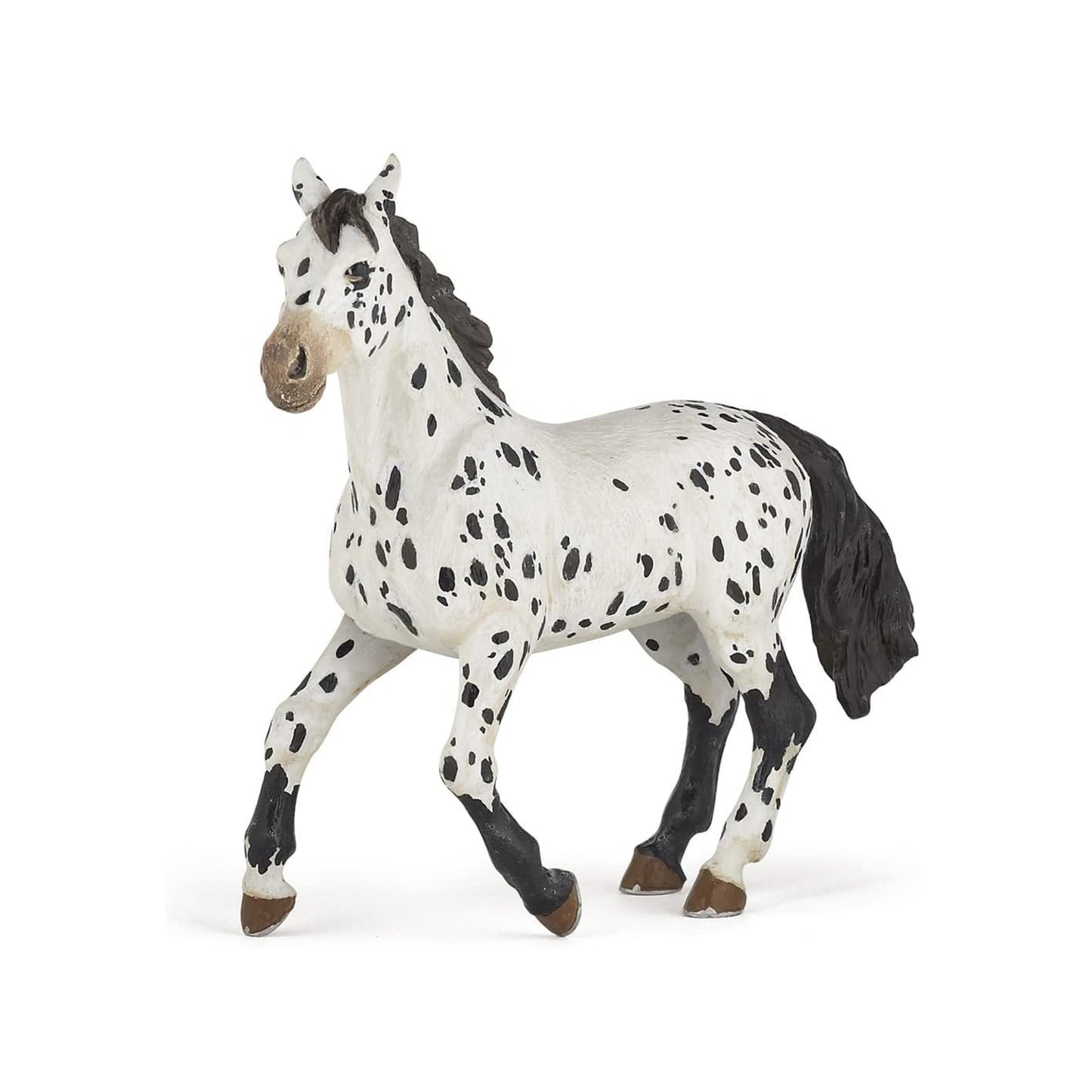 Papo Black Appaloosa Horse Figurine