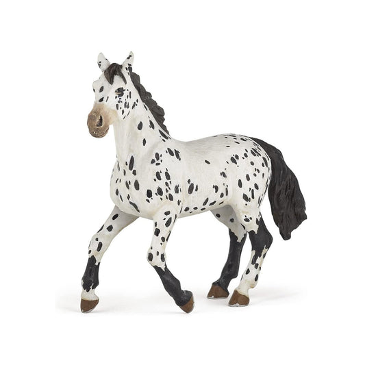 Papo Black Appaloosa Horse Figurine