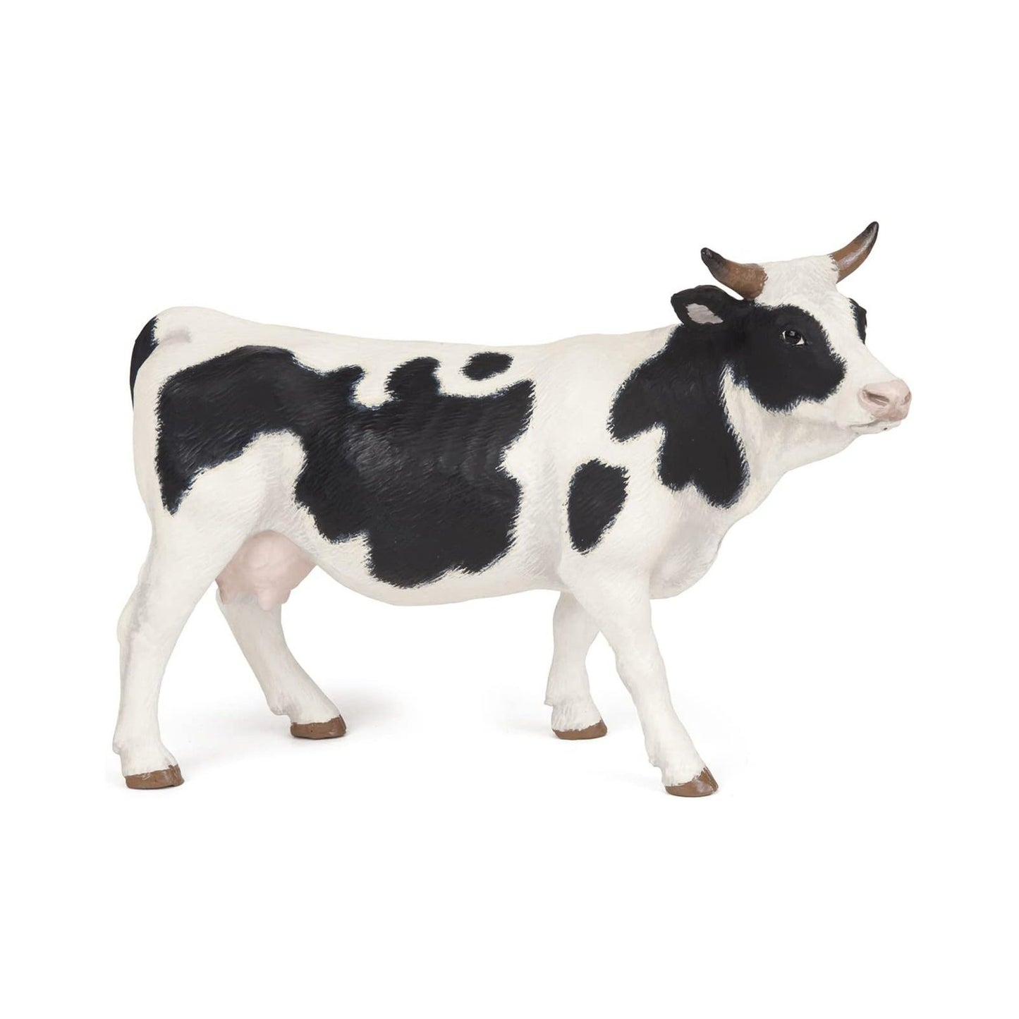 Papo Black and White Cow Figurine