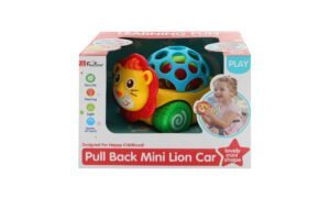 Five Star Pull Back Mini Lion Car – Baby Learning Toy (Age 3+)