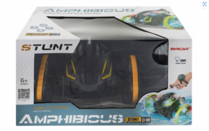 Amphibious RC Stunt Car with Lights – Remote Control Water & Land Vehicle (Age 6+)