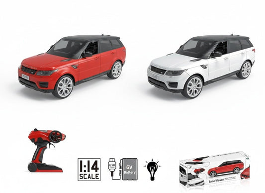 Range Rover Sport RC Car Kids Toy (1:14 Scale) – Official Land Rover Licensed Remote Control Car, 6V Rechargeable, Age 6+