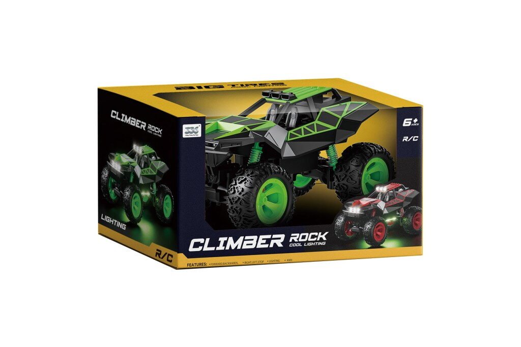 Neon Series RC Stunt Truck 1:12 - LED Lights, Metal Body, Steel Frame & Rechargeable Battery - Ages 6+