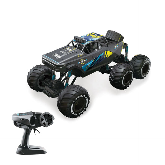 Extreme 1:6 R/C 6WD Off-Road Alloy Car High Speed 2.4GHz USB Rechargeable Remote Control 8+